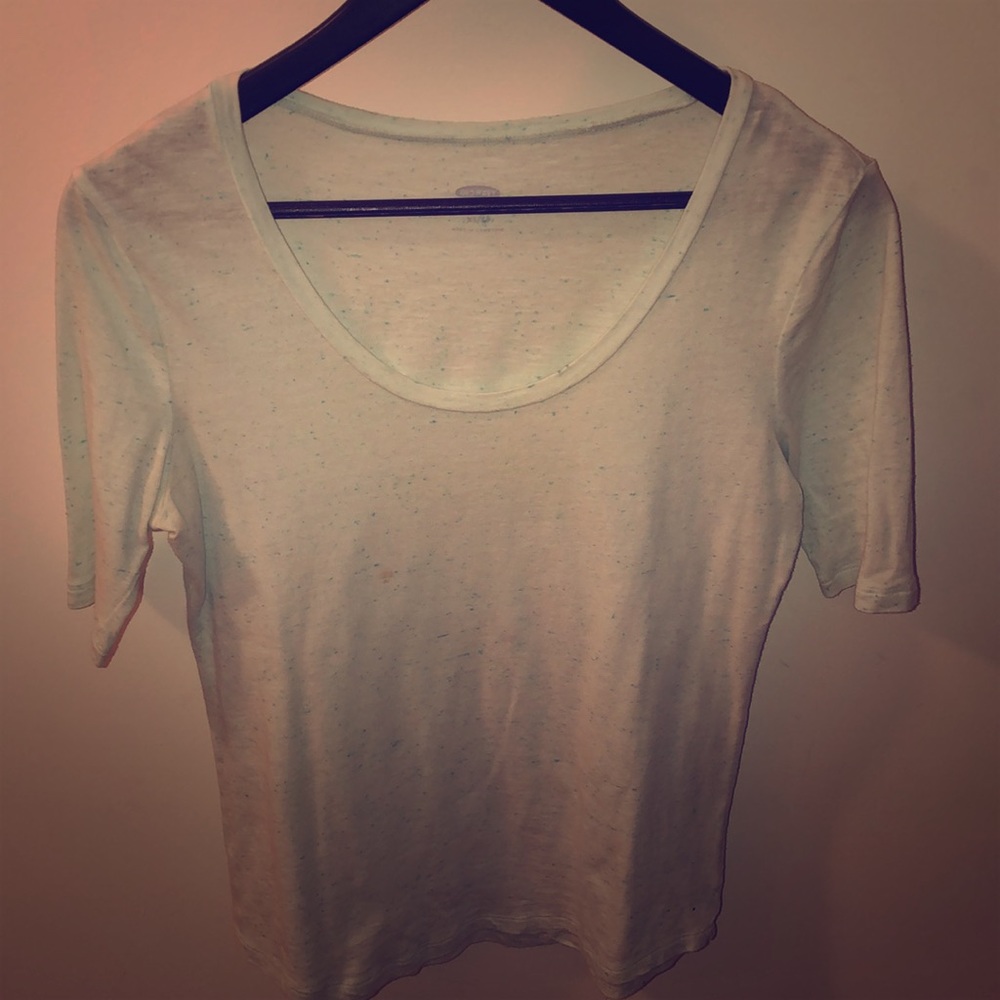 Mint Green Scoop Neck Tee